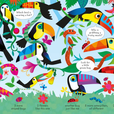 Look And Find Puzzles In The Jungle