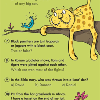 Flashcards tiếng Anh - Activity Card: Animal Quiz Cards