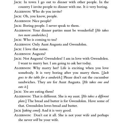 The Importance of Being Earne