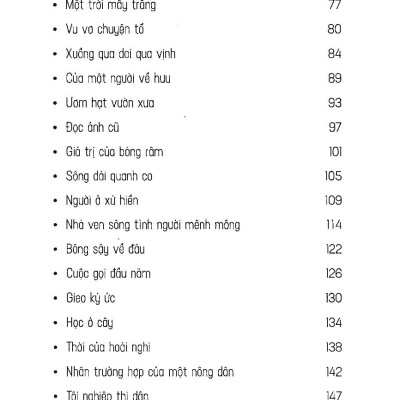 Sớm Mai Chợt Nhớ Hàng Rào Trổ Bông