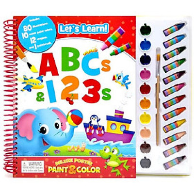 Preschool Abc/123 Deluxe Poster Paint & Color