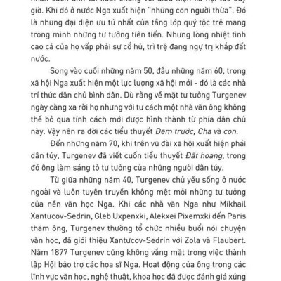 Cha Và Con - Ivan Turgenev - NNA