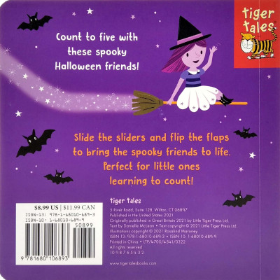 Five Spooky Friends: A Count & Slide Book
