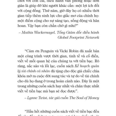 Kế Hoạch Quản Lý Tài Chính Cá Nhân - "Phương Pháp 9 Bước Để Đặt Được Tự Do Tài Chính"