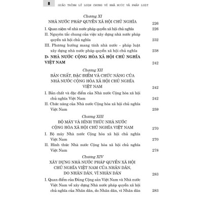 Giáo trình lý luận chung về nhà nước và pháp luật (Dành cho đào tạo đại học, sau đại học và trên đại học ngành luật) xuất bản lần thứ tư, có chỉnh sửa, bổ sung - bản in 2024