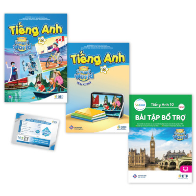 Tiếng Anh 10 i-Learn Smart World - Gói số hóa giáo dục siêu tiết kiệm (SB, WB, BTBT, Digital Pack)