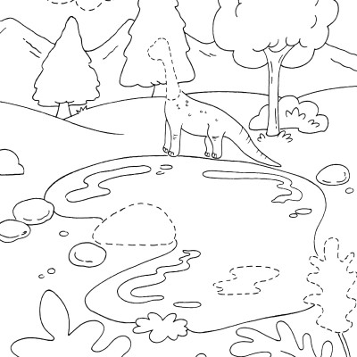 Sticker & colour fun_ Dinosaurs