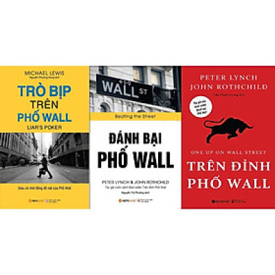 Combo Sách Trên Đỉnh Phố Wall + Đánh Bại Phố Wall + Trò Bịp Trên Phố Wall - Alphabooks - BẢN QUYỀN