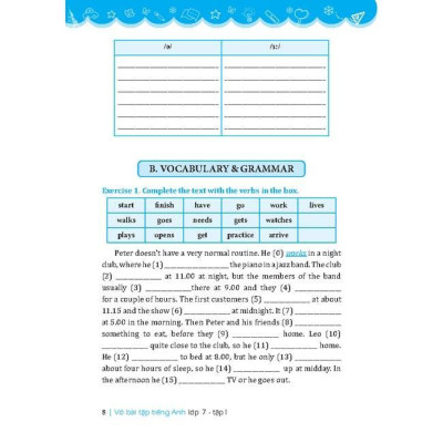 Sách - Global Success Vở Bài Tập Tiếng Anh Lớp 7 - Có Đáp Án - Tập 1 - Minh Thắng