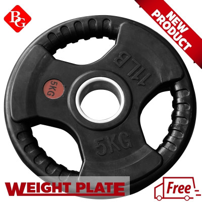 Q302 Tạ miếng cao cấp có bọc cao su non Thái Lan BG 20Kg  (ø: 50mm) hàng nhập khẩu chính hãng