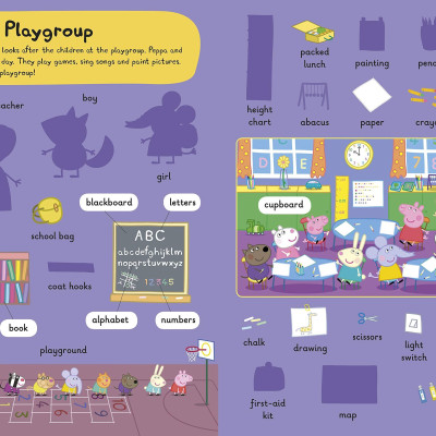 Peppa Pig: 1000 First Words Sticker Book