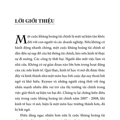 Kinh tế vĩ mô và các cuộc khủng hoảng tài chính. Liên kết với nhau bởi những thông tin thay đổi liên tục - bản in 2025