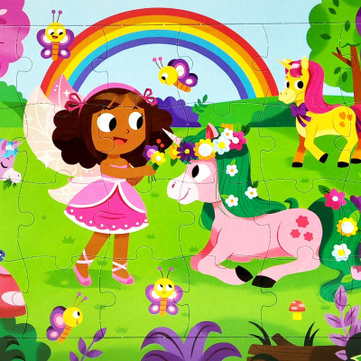 Jigsaw Book: Unicorns And Fairies