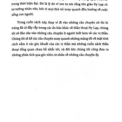 Thần Với Chả Thoại - Những Câu Chuyện "Mệt Mỏi" Về Các Vị Thần (TTT)