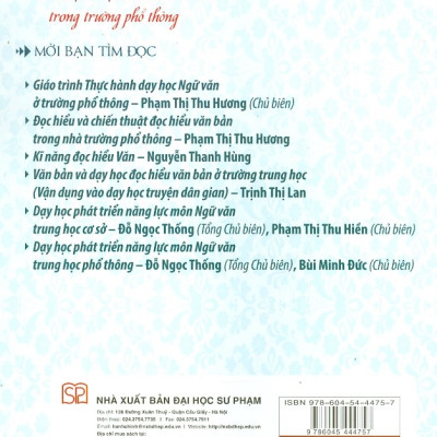 Môn Ngữ Văn Và Dạy Học Ngữ Văn Trong Trường Phổ Thông