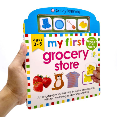 My First Play And Learn: Grocery Store : A Fun-early Learning Book About Colors, Shapes, Numbers, And More