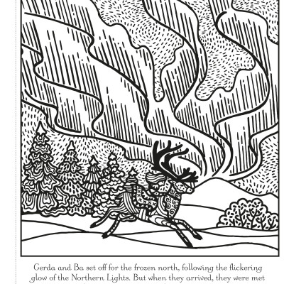 Snow Queen Magic Painting Book