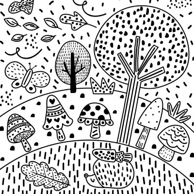 My Magic Painting Book: Forest