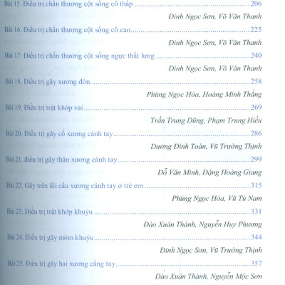 Bệnh Học Ngoại Khoa Chấn Thương Chỉnh Hình (Dùng cho đào tạo sau đại học)