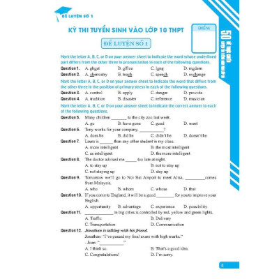 Sách - 50 Đề Thực Chiến Luyện Thi Vào Lớp 10 - Ngữ Văn + Tiếng Anh - Combo 2 Cuốn - Minh Thắng