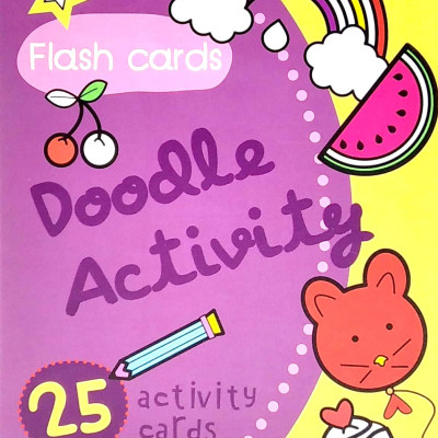 Flash Card - Doodle Activity Purple (25 Activity Cards)
