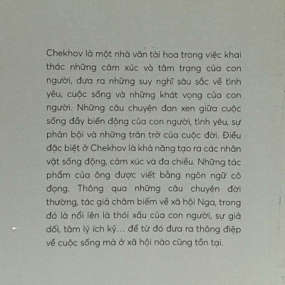 Anton Pavlovich Chekhov - Truyện Ngắn Chọn Lọc
