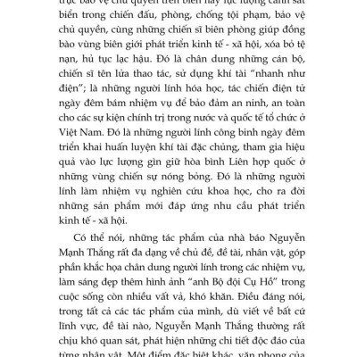 Chân dung lính thời bình - bản in 2024