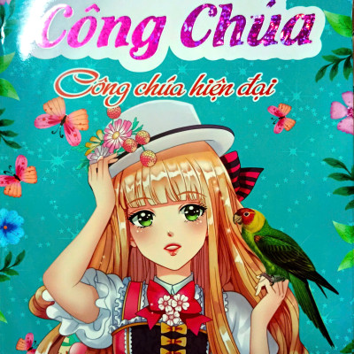 Combo Bộ Bóc Dán Công Chúa Xinh Đẹp - Bộ 9 Cuốn + Tặng Túi Mù Ngẫu Nhiên