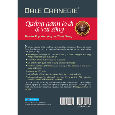 Quẳng Gánh Lo Đi Và Vui Sống (Tái Bản)