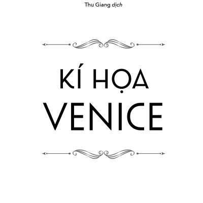 Sách: Kí Họa Venice