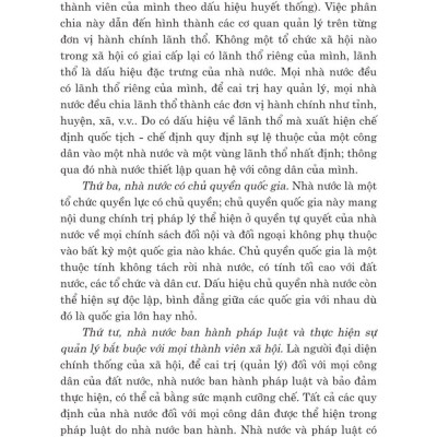 Pháp luật đại cương. Dùng trong các trường đại học và trung cấp (xuất bản lần thứ 21, có sửa chữa, bổ sung) - bản in 2024