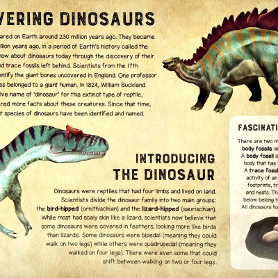 Jigsaw Book: The Life Of Dinosaurs