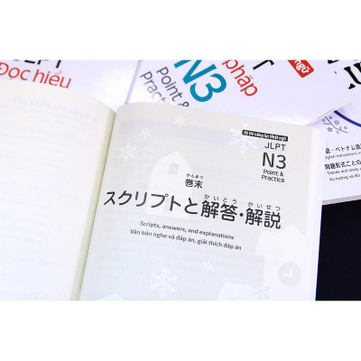Kỳ thi năng lực Nhật ngữ: Point & Practice N3 - Ngữ pháp (NXB Trẻ)