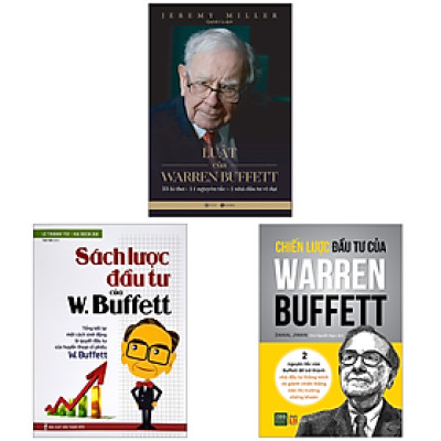Combo Luật Của Warren Buffett + Chiến Lược Đầu Tư Của Warren Buffett + Sách Lược Đầu Tư Của W Buffett