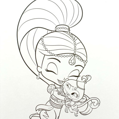 Shimmer & Shine Paint W/ Glitt