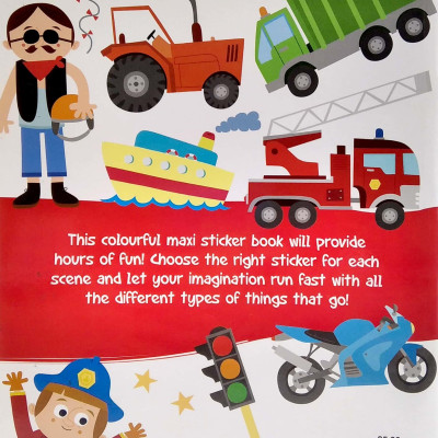 Maxi Stickers: Things That Go