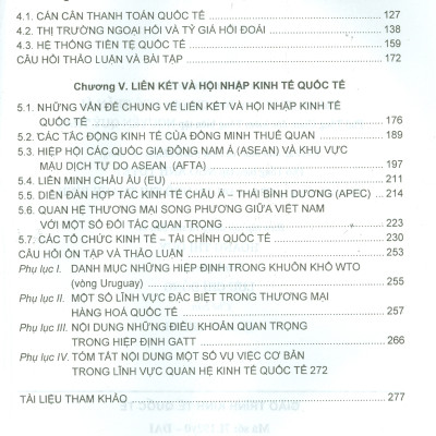 Giáo Trình Kinh Tế Quốc Tế (Dùng cho các trường đại học, cao đẳng khối kinh tế)