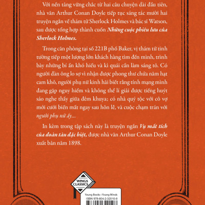 Những Cuộc Phiêu Lưu Của Sherlock Holmes (Sherlock Holmes – 2) [Tặng Postcard]