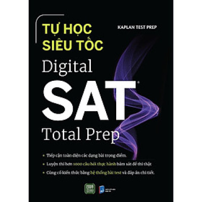 Sách - Tự Học Siêu Tốc - Digital SAT Total Prep - 1980 Books