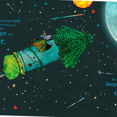 Truyện đọc thiếu nhi tiếng Anh: First Hippo on The Moon