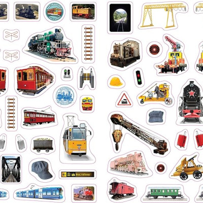 Eyelike Stickers: Trains