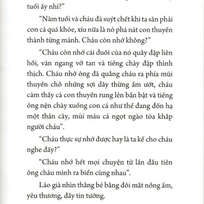 Ông Già Và Biển Cả (Sbooks) 