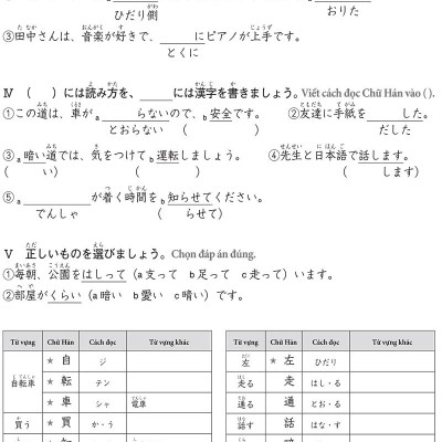 Luyện Thi Năng Lực Tiếng Nhật N4 - Chữ Hán