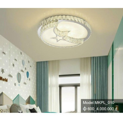 MKPL 6 mẫu - Đèn mâm áp trần phale chuẩn K9 tô điểm phòng khách, đèn tô điểm trần phong thái bắc âu DT