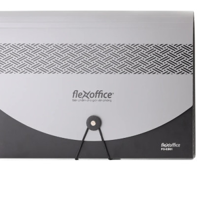 Cặp 12 Ngăn Flexoffice Fo-EB01 (Màu Ngẫu Nhiên)