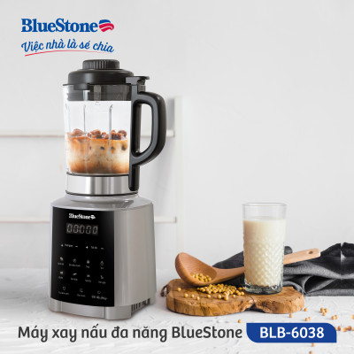 Máy Xay Nấu Sữa Hạt Đa Năng BlueStone BLB-6038 - Công suất 1000W - 7 chương trình nấu - Hàng chính hãng 