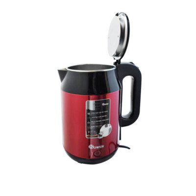 Ấm Siêu Tốc Chính Hãng SOWUN SW1629 ,Chất Liệu INOX Nguyên Khối Công Suất Lớn Giúp Nước Sôi Nhanh