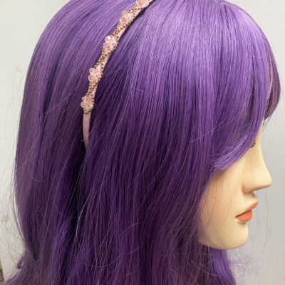 Cài tóc pha lê đan hạt kim cương sang trọng - bờm tóc pha lê - quà tặng cho bạn gái