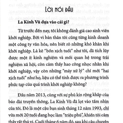 Khởi Nghiệp Thành Công Ở Tuổi 20