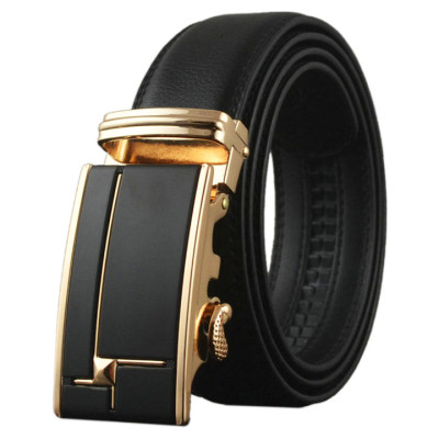 Thắt lưng nam cao cấp AT Leather P110 - Đen